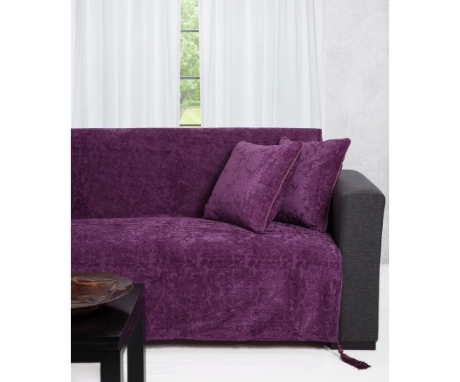 ΡΙΧΤΑΡΙΑ 7098 (180cm x 180cm / 180cm x 250cm / 180cm x 320cm) μώβ