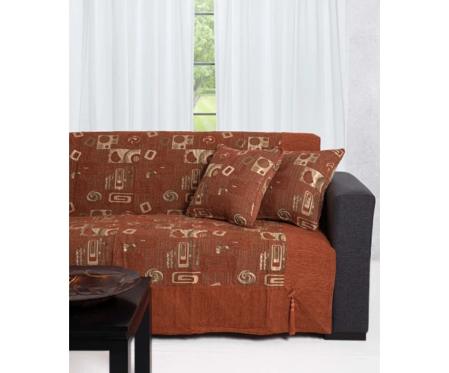 ΡΙΧΤΑΡΙΑ 912 (180cm x 180cm / 180cm x 250cm / 180cm x 300cm) κεραμιδί
